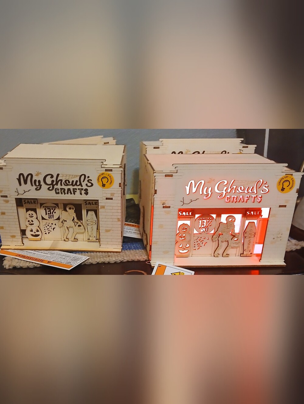 New LED Plywood Halloween Decor- My Ghoul's Crafts